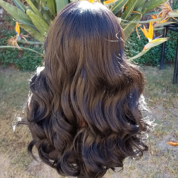 Lace Parting GLUELESS Body Curl Wig - Picture 8 of 8